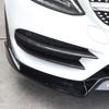 For Mercedes Benz C Class W205 C180 C200 2015-2018 Car Front Lip Bumper Spoiler Splitter Fog Lamp Grille Air Vent Cover Sticker