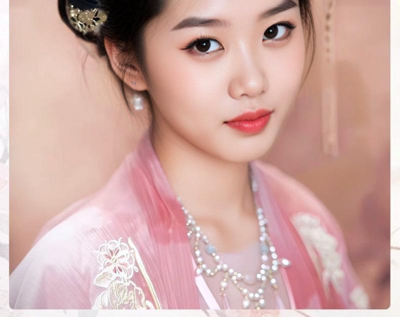 Hanfu Lazy Bun Wig - Ju Jingyi Inspired Tang Dynasty Hair Accessory