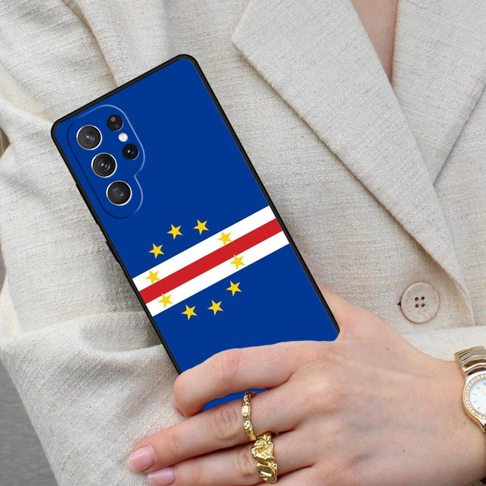 Cape Verde Flag Coat of Arms Cell Phone Case for Samsung Galaxy S26 Ultra S25 S24 S23 S22 S21 S20 Note10 Cover