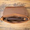 New Crazy Horse Leather Men's Bag Women's Leather Crossbody Bag Retro Old Men's Shoulder Bag