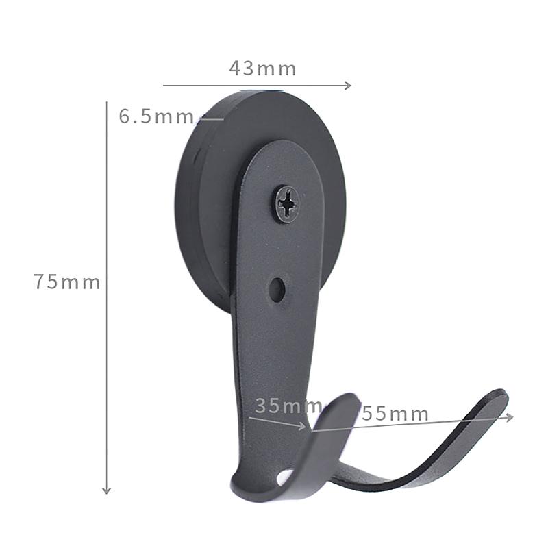 

Coffee Handle Magnetic Hook Bottomless Bottom Horn Handle Storage Hanger Powder Hammer Powder Bowl Accessories Bracket чорний