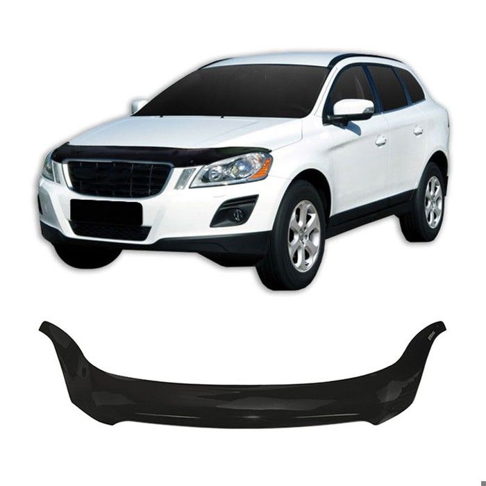 Scoutt | Hood Deflector Protection For Volvo XC60 2007-2013, Aerodynamic, Easy Assembly, No Drilling Required
