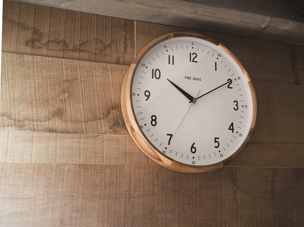 Interform Germain CL-4061WH Radio-Controlled Wall Clock, White, Wood, Gold, 30cm Diameter