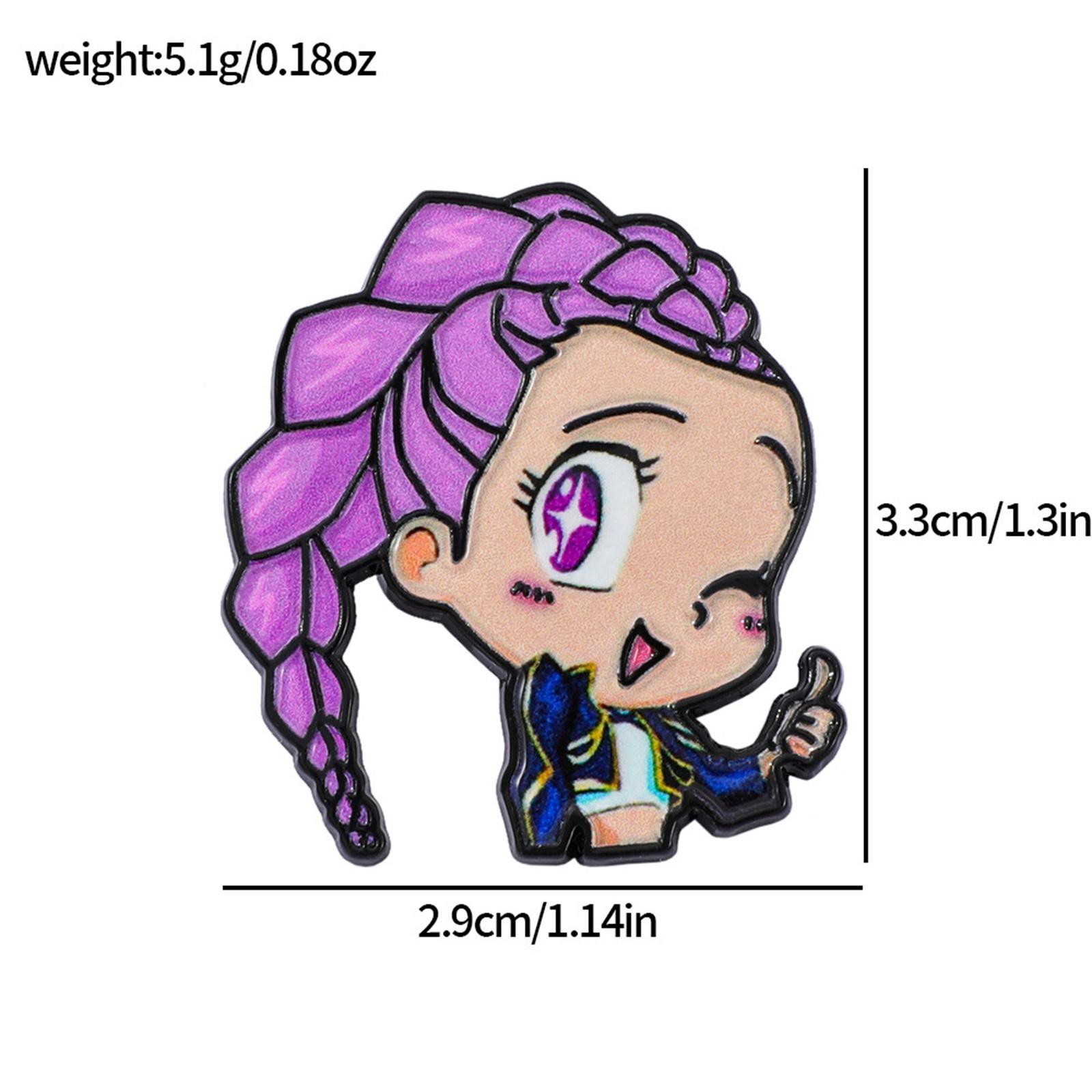 

Metal Badge Animation Character Alloy Brooch Accessories One Size