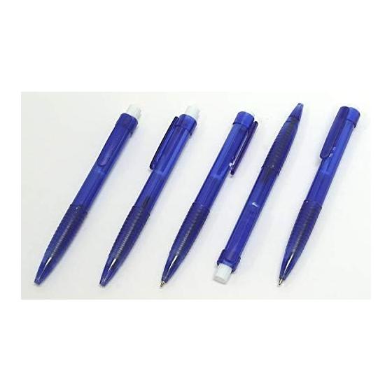 Made In Japan Skeleton History Ballpoint Pen, 25 Pack, Blue. Knock-type Ballpoint Pen with Millions Sold for Corporate Promotions. Features a