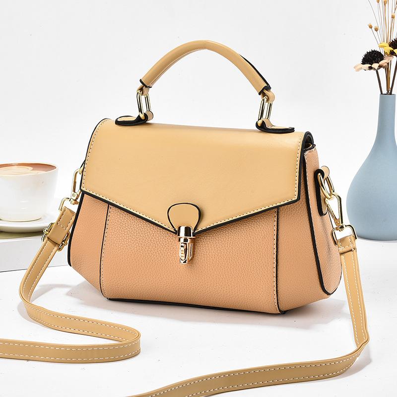 Pu small square bag women's 2025 new bag high-end sense versatile shoulder messenger bag fashionable women's small bag women's bag tide