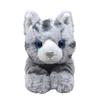 SUN LEMON Lap Cat Plush Toy, Small, Gray
