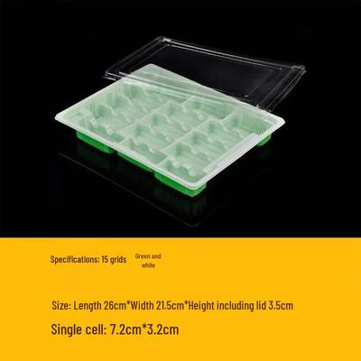 15-Compartment Disposable Dumpling Boxes