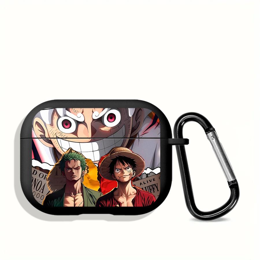 Earphone Cases Cover Case For Airpods 4 Pro3 Pro 1 3 2 Pro2 Anime One Piece Luffy Zoro