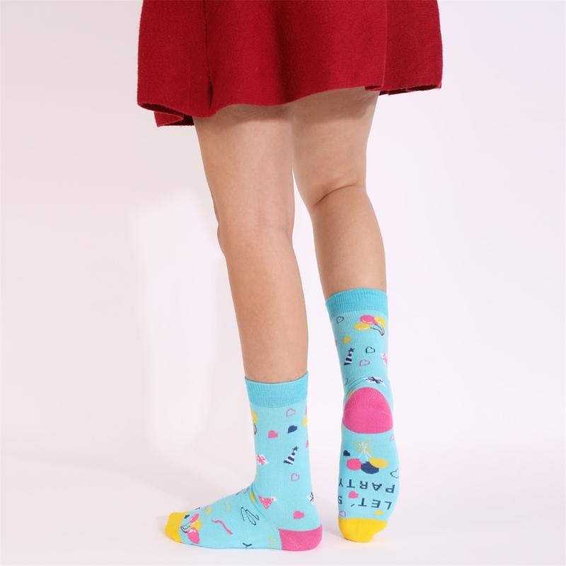 1 Pair Funny Socks Novelty Pattern Cotton Socks Colourful Casual Socks Gifts Men Women High Ankle Socks Bicycles Socks