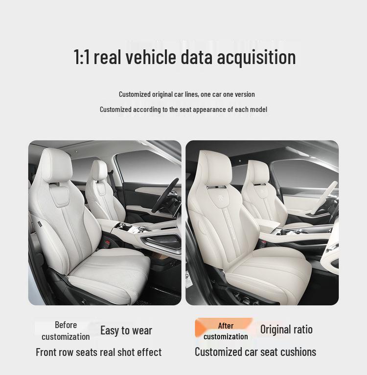 BYD Yuan UP Seat Cushion: Durable, All-Season, Perforated Car Seat Cover.