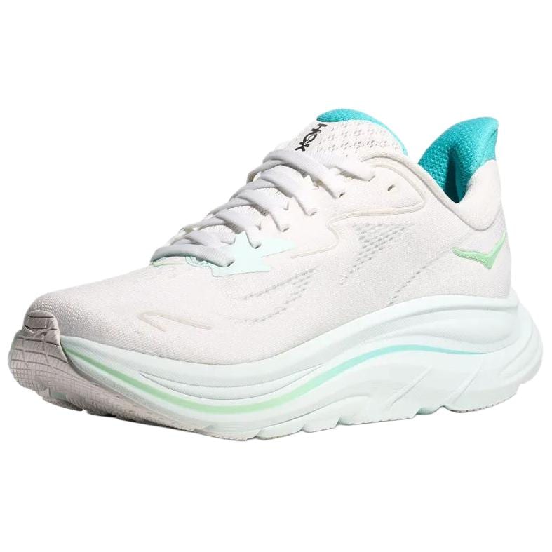 HOKA One One Clifton 10 White Cielo Blue Women's 1162031-WTCL