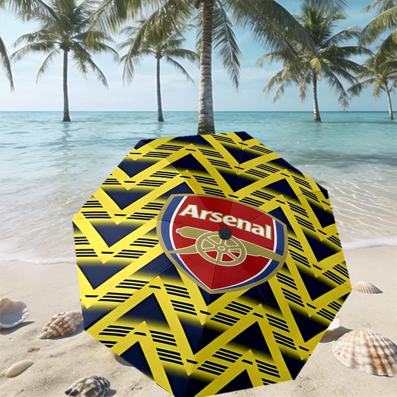 Arsenal F.C Print Umbrella Automatic Opening/ Closing - Portable Foldable Design - Daily Use for Travel/Outdoor - Gift for Birthday