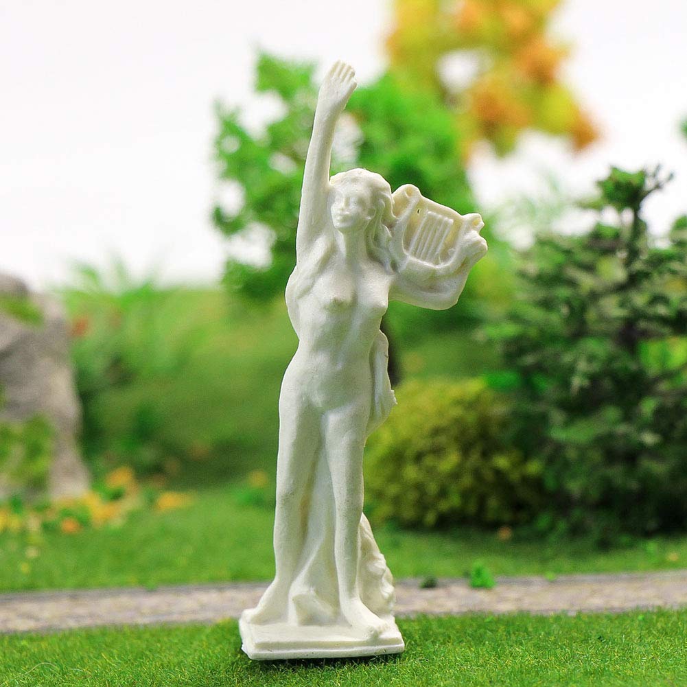 Scenery Collection Fountain Model Sculpture Model 13 Pieces Model Building Model Diorama Miniature Garden Decoration Railway Model Education DIY 187