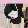 Sac bandoulière décontracté chic en PU pour femmes Noir Blanc Vert Orange Rose Design élégant Parfait pour les trajets quotidiens et les tenues tendance