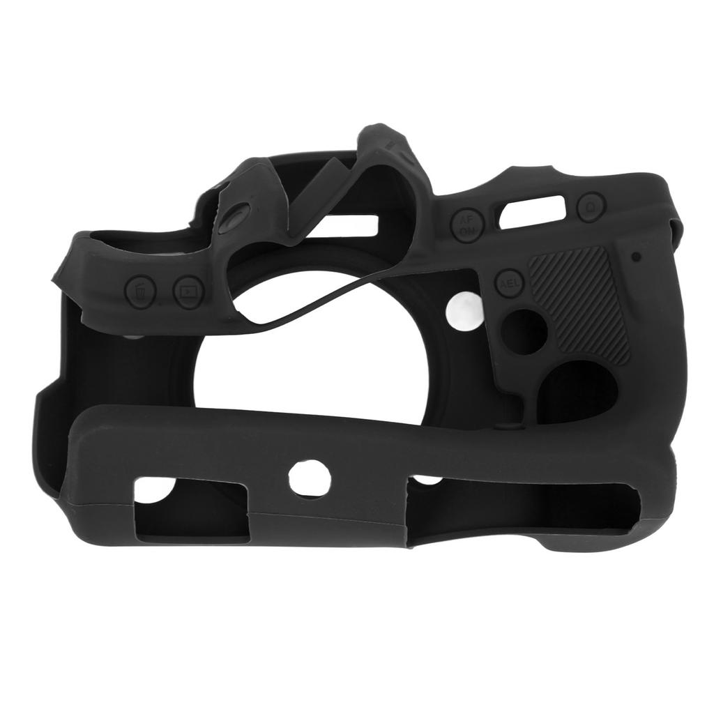 Camera Case Silicone Shockproof Anti Slip Thin Light Protective Camera Body Cover for Fujifilm XT4 Black