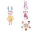 Metoo Angela Plush Toy Bunny Soft Stuffed Doll Perfect Gift For Kids And Home Decorations
