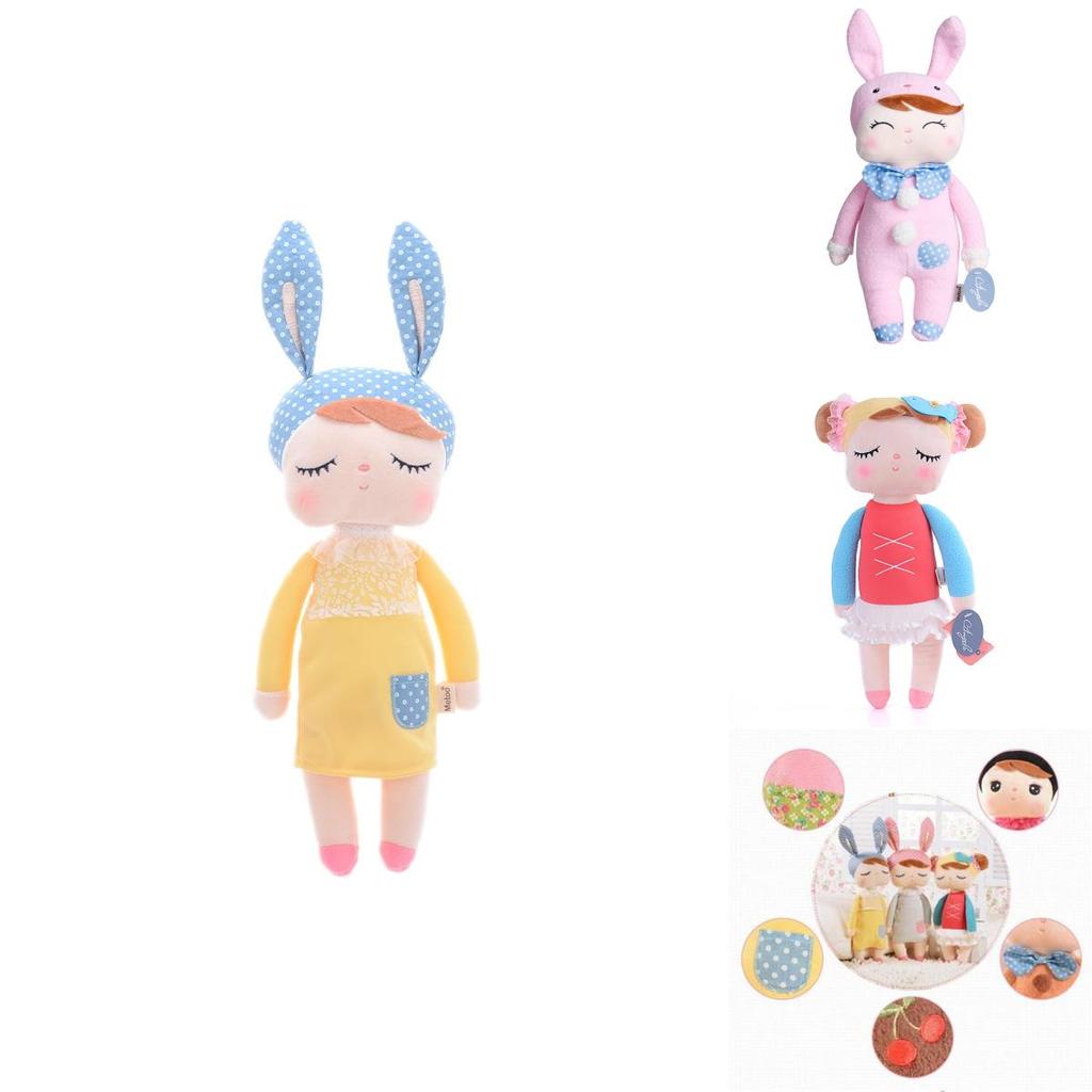 Metoo Angela Plush Toy Bunny Soft Stuffed Doll Perfect Gift For Kids And Home Decorations
