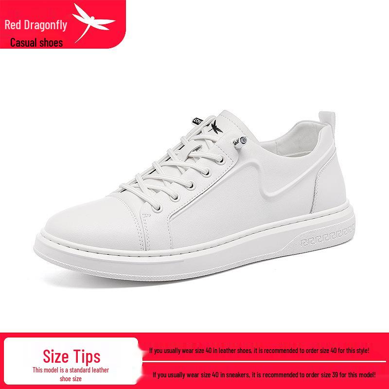 Red Dragonfly Men s Spring & Autumn 2025 Versatile White Sports Casual Shoes 43 белый