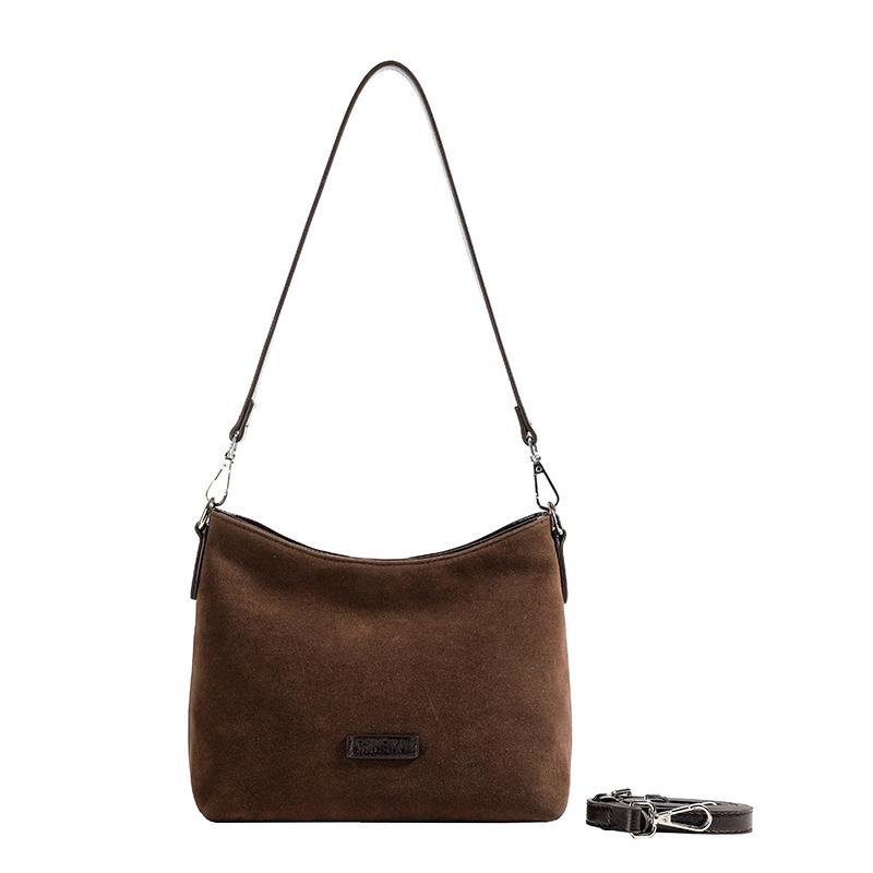 Retro Fashion Casual Tote Bag Women'S Trend Large Capacity Commuter Shoulder Bag
