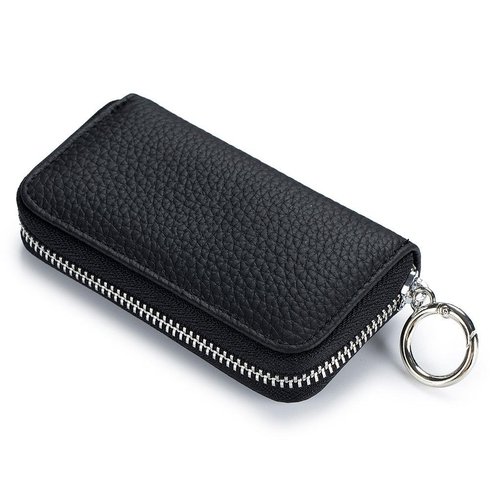 Zipper Closure Keychain Pouch Multifunctional Car Key Organizer Casual Portable Key Bag  Card Bag
