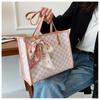 Bag women's large-capacity new armpit bag single shoulder portable printed women's bag fashionable and popular tote bag