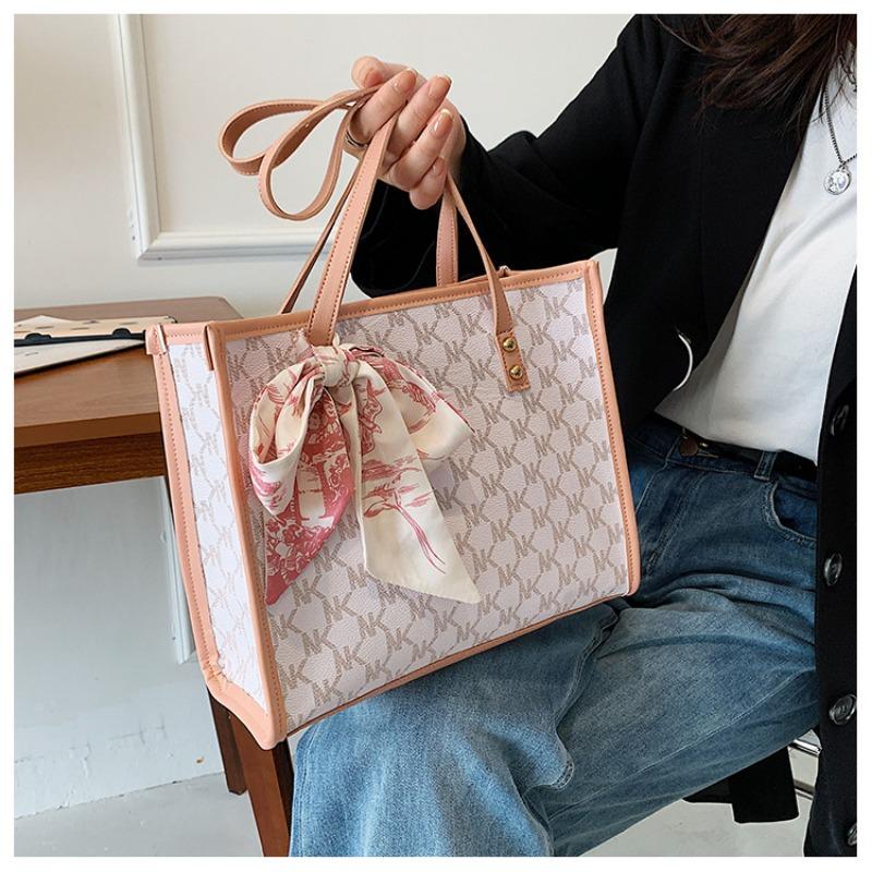 Bag women's large-capacity new armpit bag single shoulder portable printed women's bag fashionable and popular tote bag