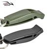 Dual-Frequency Lifesaving Whistle with Hook, Multi-functional Outdoor Emergency Survival Tool KS-923B
