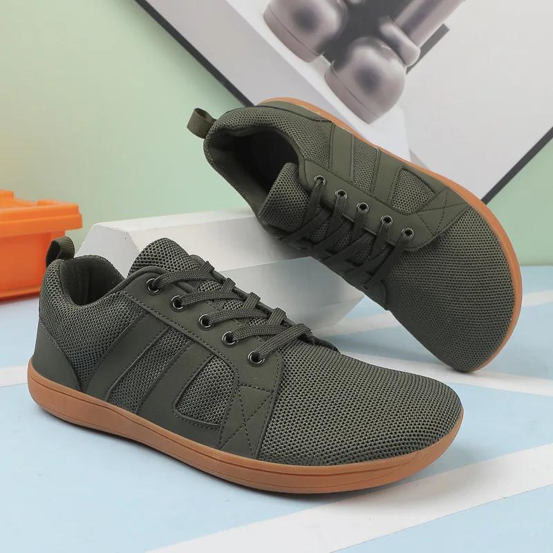 Unisex široké barefoot boty pro muže Ženy Outdoorový trailový běh Minimalistické vycházkové boty lehké a prodyšné