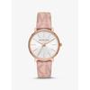 Pyper Logo and Rose Gold-Tone Watch MK2859