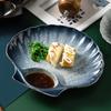 8inch Dark Japanese Style Dinner Plate Under-glazed Ceramic Partition Dinner Dishes Dessert Tray Sushi Dinnerware Microwave Safe