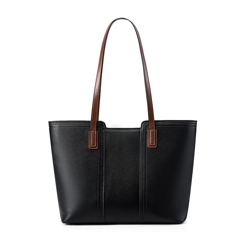 Tote bag first layer cowhide large-capacity women's bag commuting to work shoulder handbag