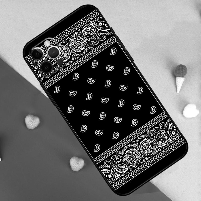 Royal Bandana Paisley Phone Case For iPhone 17 Pro Max 11 14 15 16 Pro Max Plus 13 12 Mini 16e 17 Air Back Cover