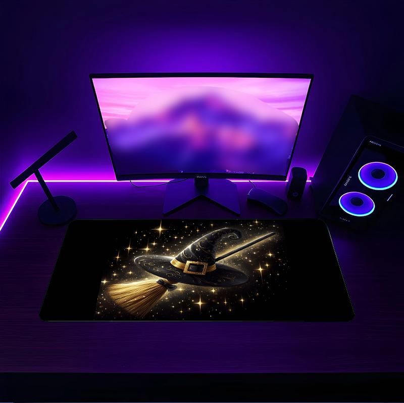 Witch Mouse pad with a non slip rubber base suitable for home offices and an ideal gift for gamers