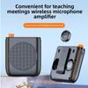 Wireless Microphone Loudspeaker Portable Voice Amplifier with Lavalier Teaching & Streaming Clip-on Bluetooth Speaker