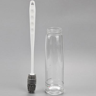 Silicone Cup Brush Cup Scrubber Glass Cleaner Kitchen Cleaning Tool Long Handle Drink Wineglass Bottle Glass Cup Cleaning Brush
