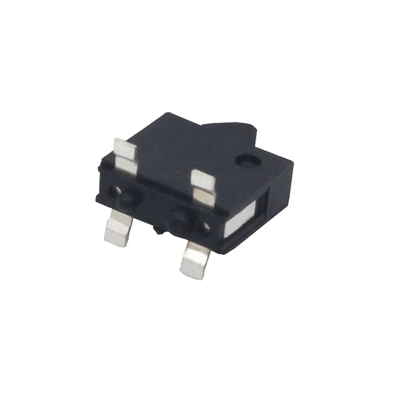10Pcs Kfc-W-14 4 Pin Mini Slide Switch Reset Micro Toggle Switch Miniature Switch Limit Vertical Black Columnar 16V 100Ma