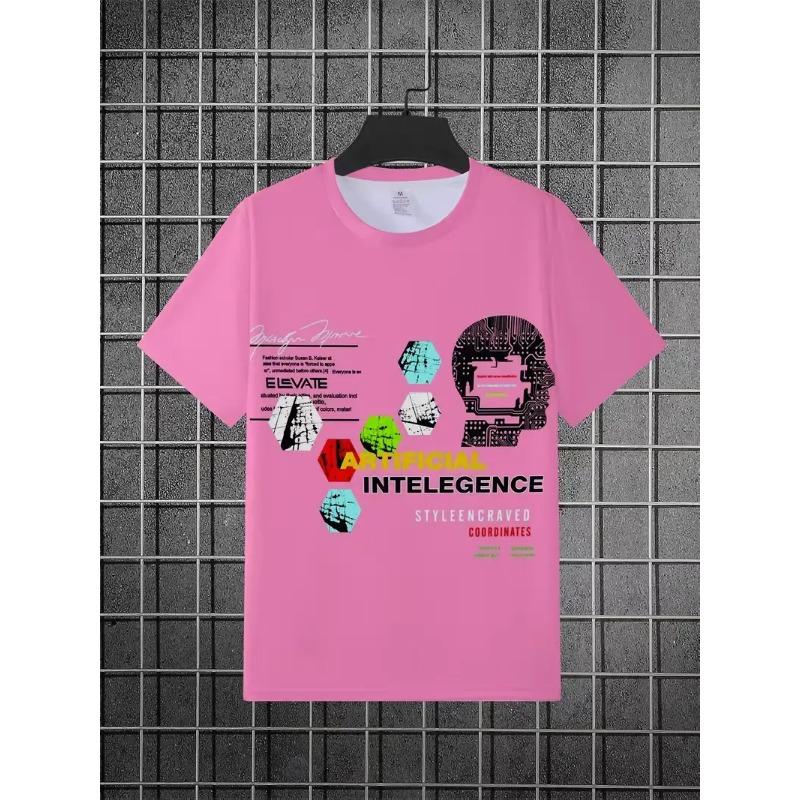 

Men s Spring and Summer Casual T-Shirts 8XL