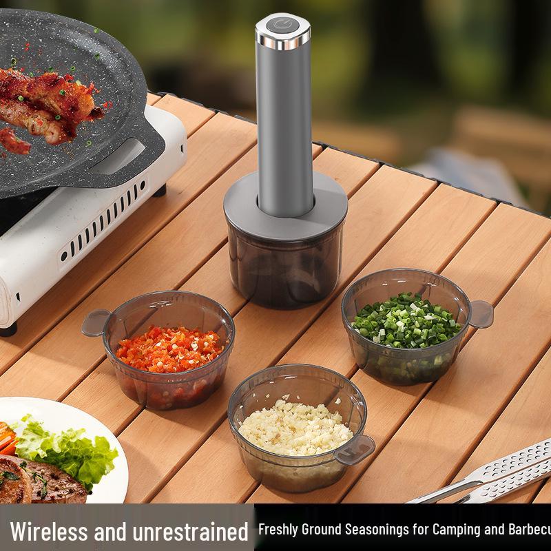 

2026 Wireless Multifunction Meat Grinder & Baby Food Processor Gray - Multifunctional Meat Grinder