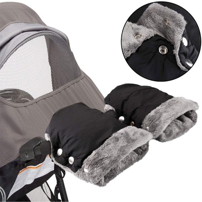 Pushchair Hand Warmer Gloves Universal Pram Hand Muff Mittens Windproof Stroller Handmuffs Stroller Accessories