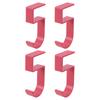 4pcs Heavy Duty Desk Bag Hook Table Purse Hanger Space-Saving Bag Holder For Office Bedroom Kitchen Tabletop Storage Organizer