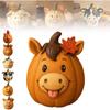 Farm Animal Pumpkin Sculpture Ornaments