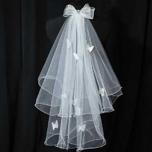 Halloween Veil Bow Hairpin Black 2025 New Holiday Dress Up Photo Props Large Headdress Hair Accessories