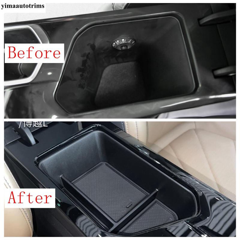 Center Console Armrest Storage Box Container Pallet Phone Holder Tray Interior Accessories For Geely Boyue L / Starray  2024