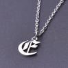 2pcs Stainless Steel Initial Necklace For Men Women Chain Old English Pendant 26 Letters Statement Necklaces Jewelry Couple Gift