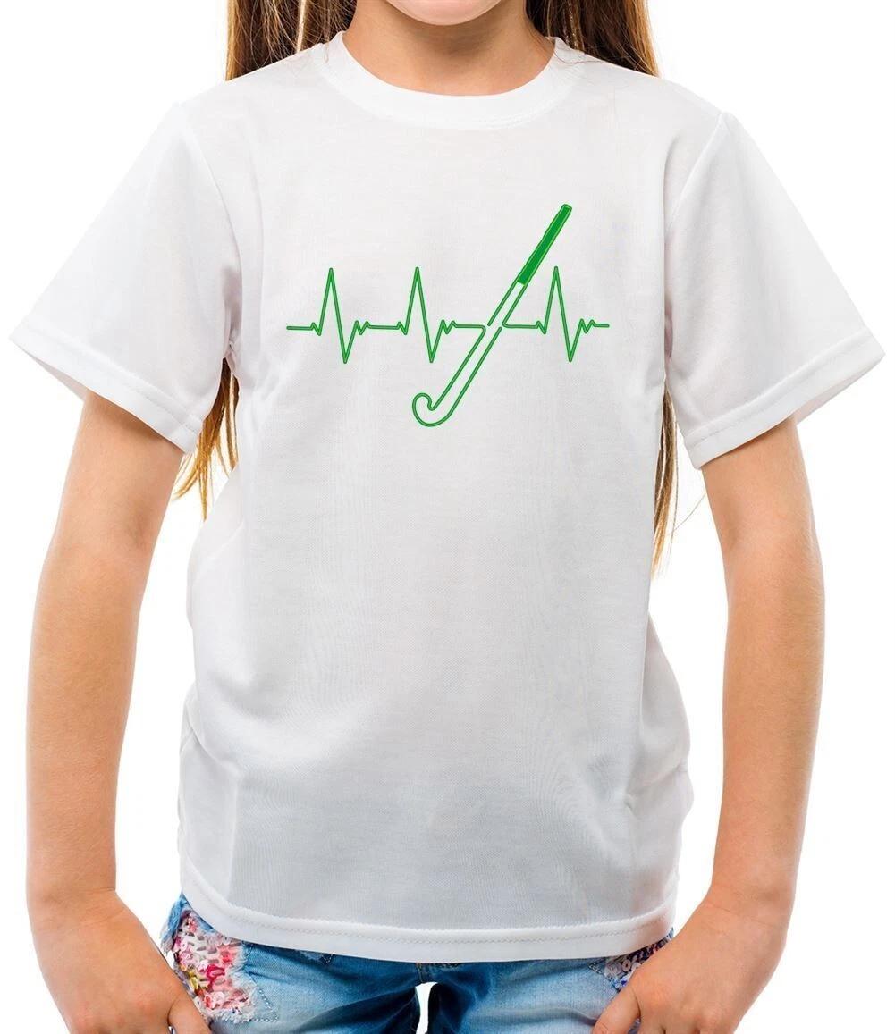 Heartbeat Sports Hockey - Kids T-Shirt - Field Love Heart Player Equipt 140