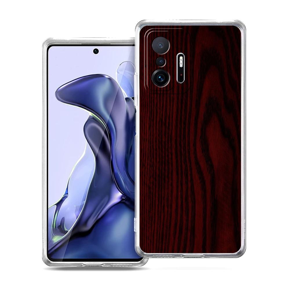 

Резная деревянная чехол-накладка для телефона для Xiaomi Mi Poco F3 X3 X4 GT NFC M3 M4 11 Ultra 12 11X 11i Pro Lite 5G Мягкая прозрачная крышка Чехлы Сумка Mi 11 Lite