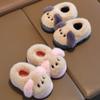New Home Cotton Slippers Winter Warmth Girl Shoe Comfort Non Slip Boy Shoes Cute Thick Cotton Shoe Plush Bag Heel Simple Slipper