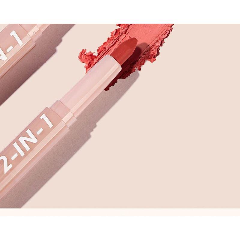 Pudaier - Dual Head Lip Liner & Lipstick - 16 Colors