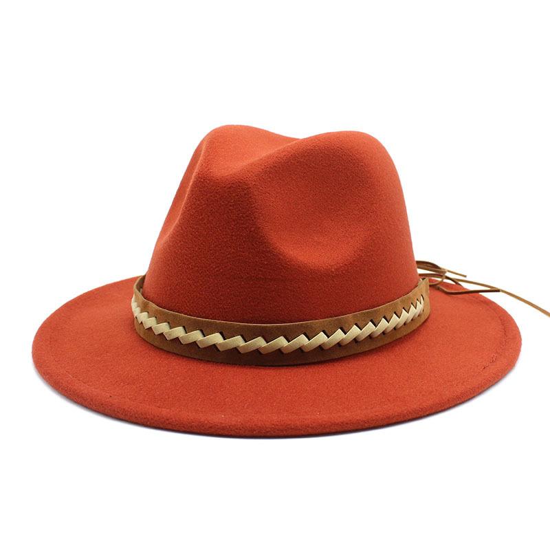 Men'S And Women'S Woolen Hats, Felt Hats, British Casual Jazz Hats, Gentleman'S Top Hats